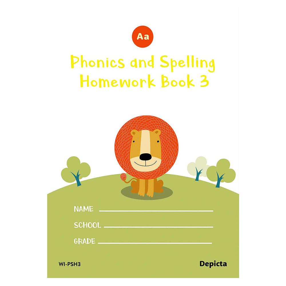 phonics and spelling homework book 3