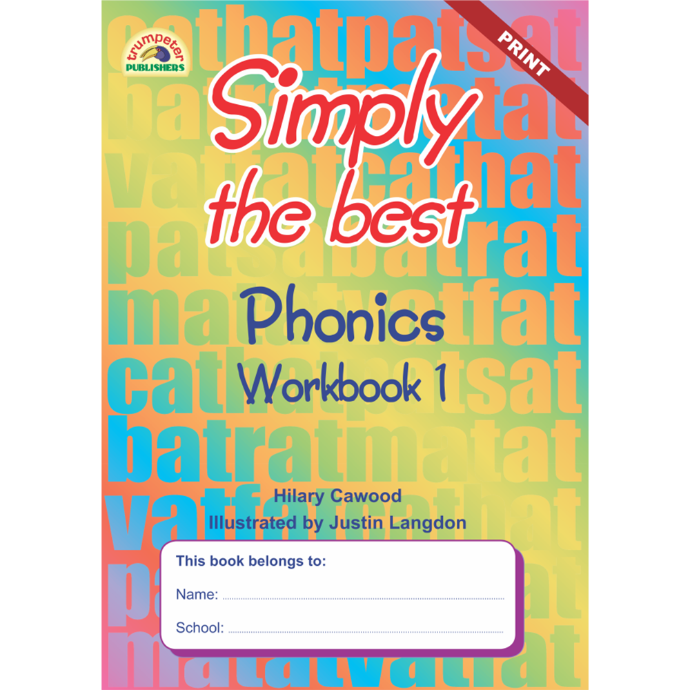 Simply the Best Phonics Workbook 1 (Print Script) Play School Room CC