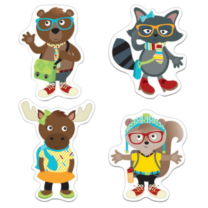 Hipster Pals Cut-Outs - Play School Room CC