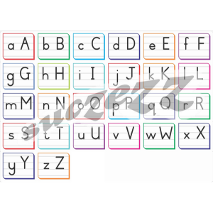 Frieze Poster – Block Letters Alphabet