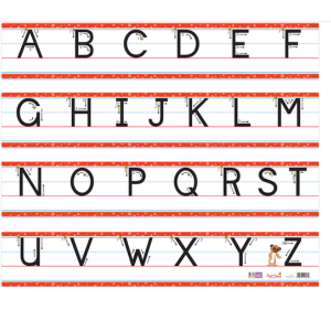 Wall Frieze – Letter Formation Uppercase Print