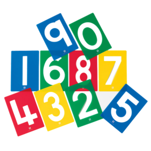 EDX Education - Stencils Numbers 10pc