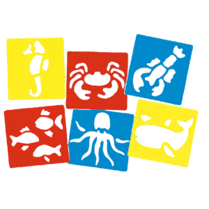 Stencils - Sea Life - 6pcs