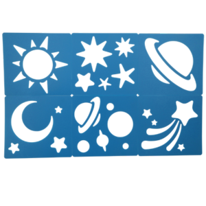 Stencils - Stars & Planets - 6pcs