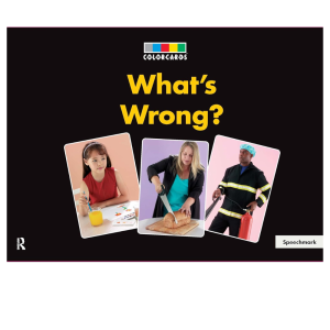 What's Wrong? : Colorcards