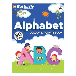 Butterfly Alphabet Educational Colour & Activity Workbook - 80 Pages