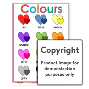 Colours - Hearts Chart