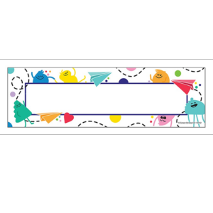 Happy Place Nameplates, Pack of 36