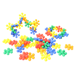 Snowflakes Construction Toy in Poly Bag