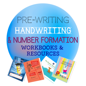 Pre-writing, Handwriting & Number Formation Workbooks & Resources