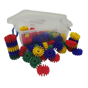 Wheel Connectors in Plastic Container