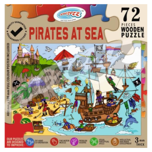 72 Piece - Pirates At Sea
