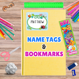 Name Tags & Bookmarks