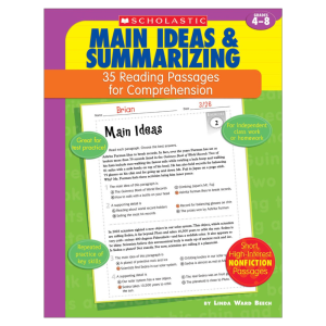 Main Ideas & Summarizing: 35 Reading Passages for Comprehension