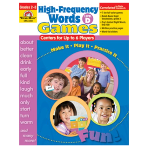 High-Frequency Words, Level D: Centers for Up to 6 Players, Grades 2-3